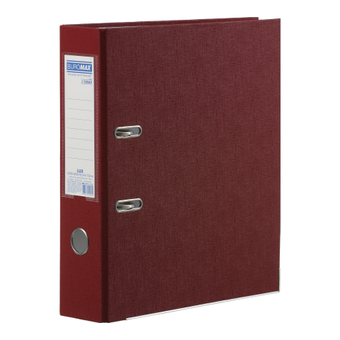 Папка-реєстратор BUROMAX (BM.3011-13c) А4, 70/75 мм (внутр./зовн.), бордовий